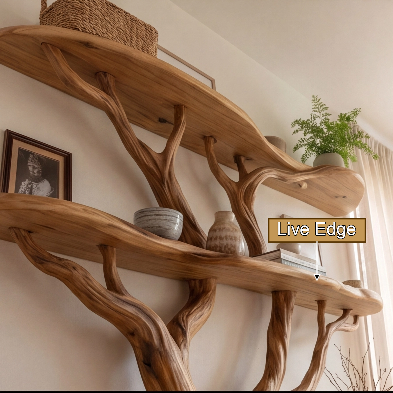 console table with shelves 3