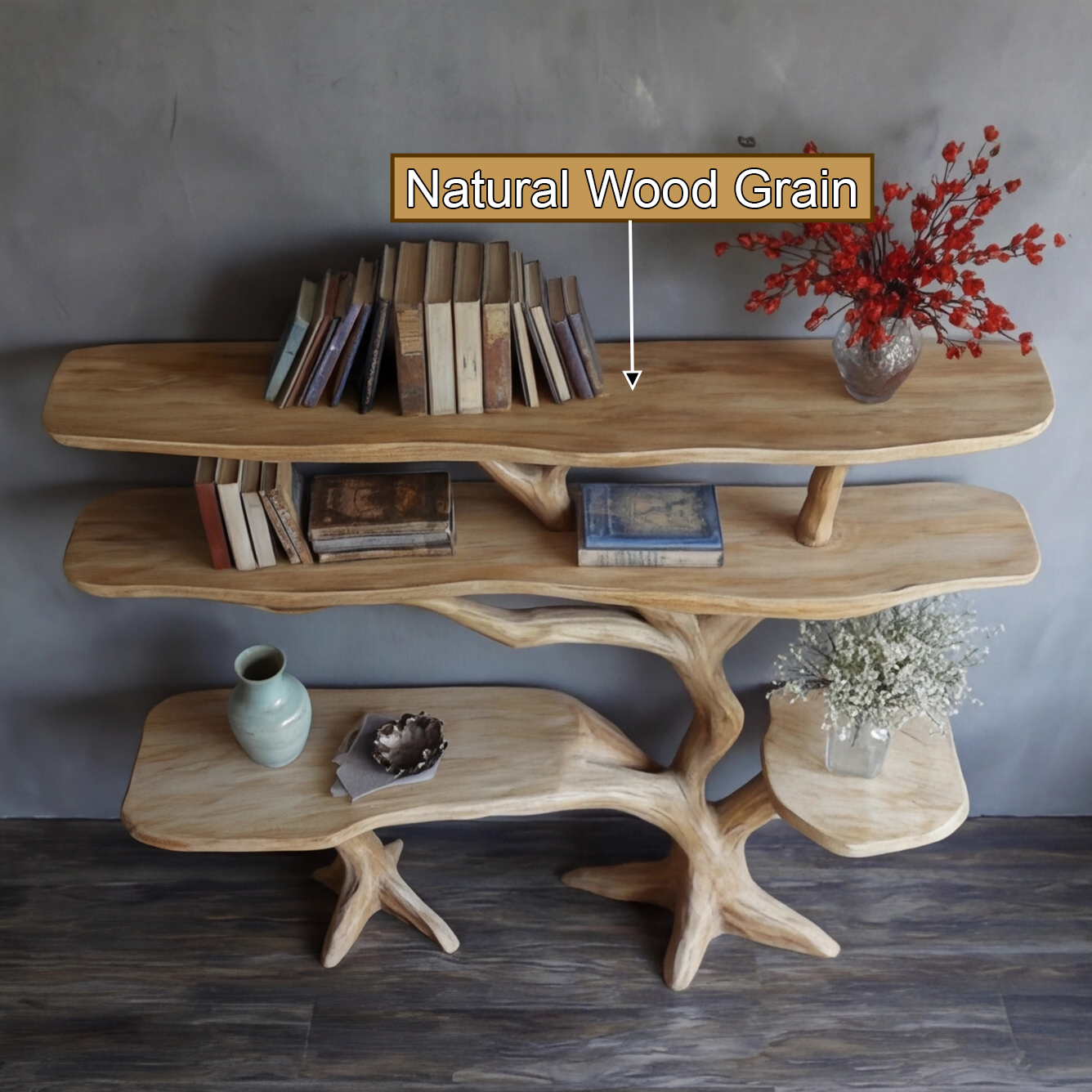 console table with shelves 4