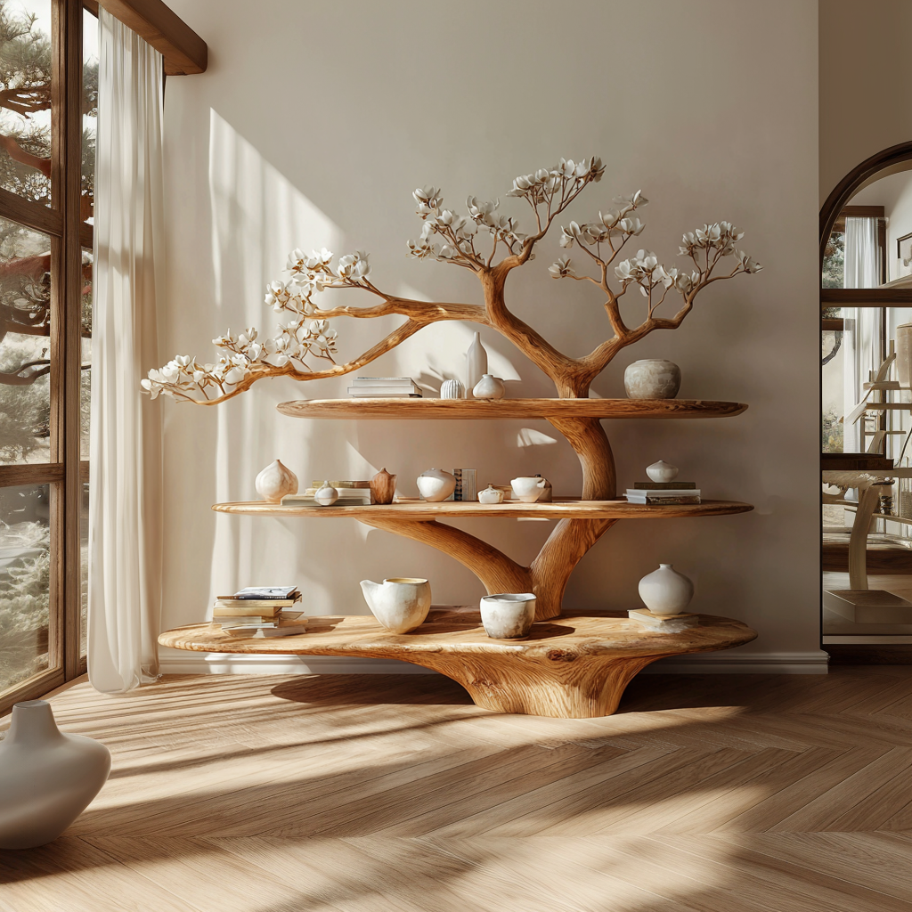 tree branch bookshelf 3